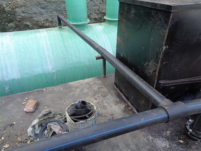 生活污水处理设备玻璃钢化粪池一体化